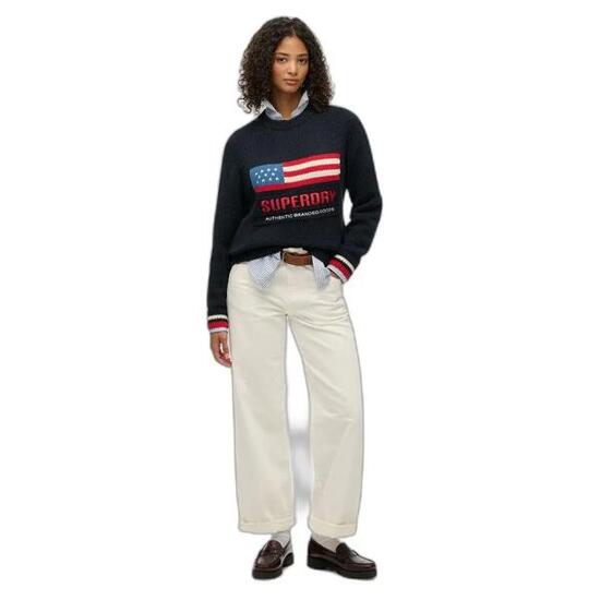 Jersey de cuello redondo para mujer Superdry Americana