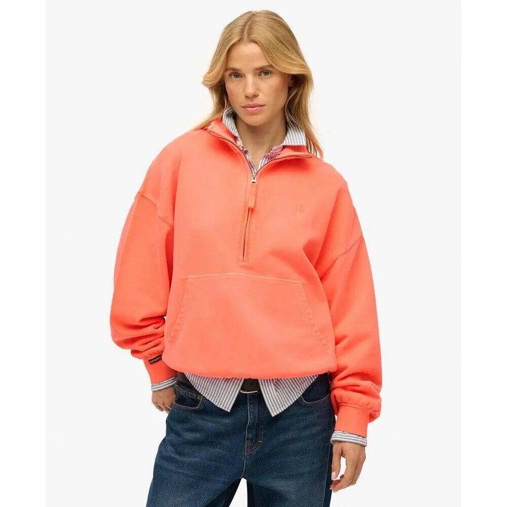 Sweatshirt mit halbem Reißverschluss, Damen Superdry Studios 4/7