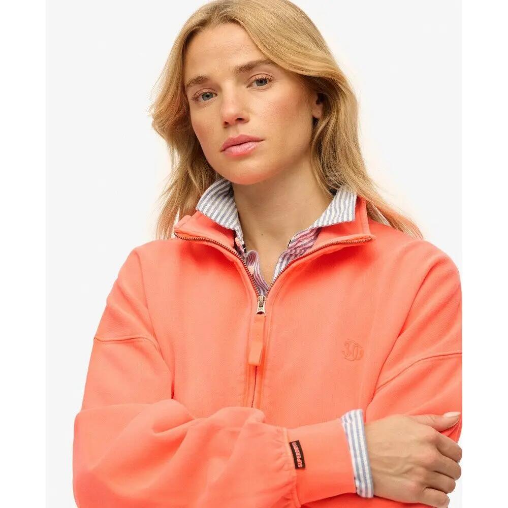 Sweatshirt mit halbem Reißverschluss, Damen Superdry Studios 6/7