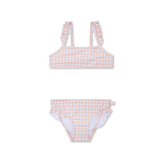 Swim Essentials Bikini - Orange - Sunset Grid - 146/152