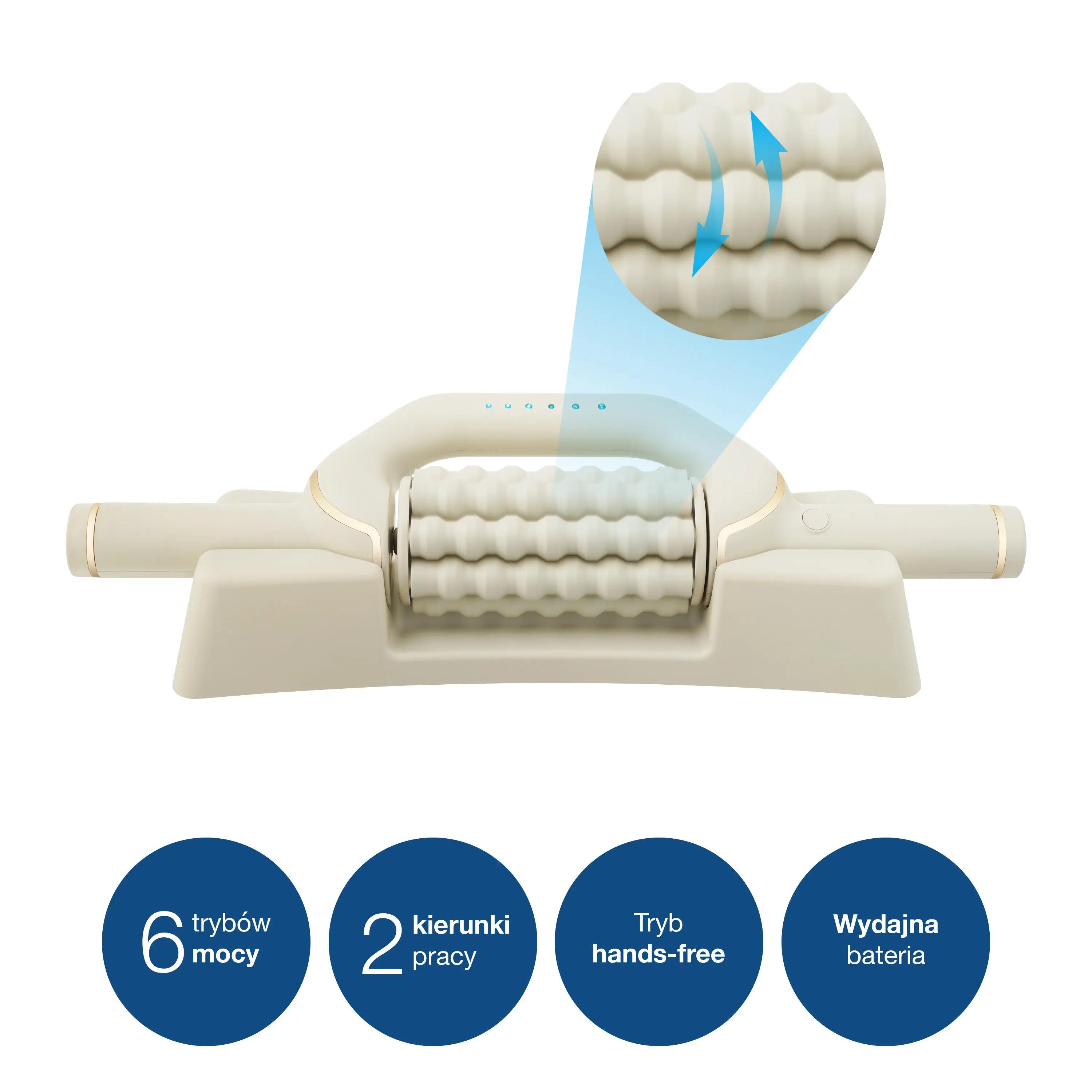 Bezprzewodowy Roller do masażu Medivon Bella Fit 2/7