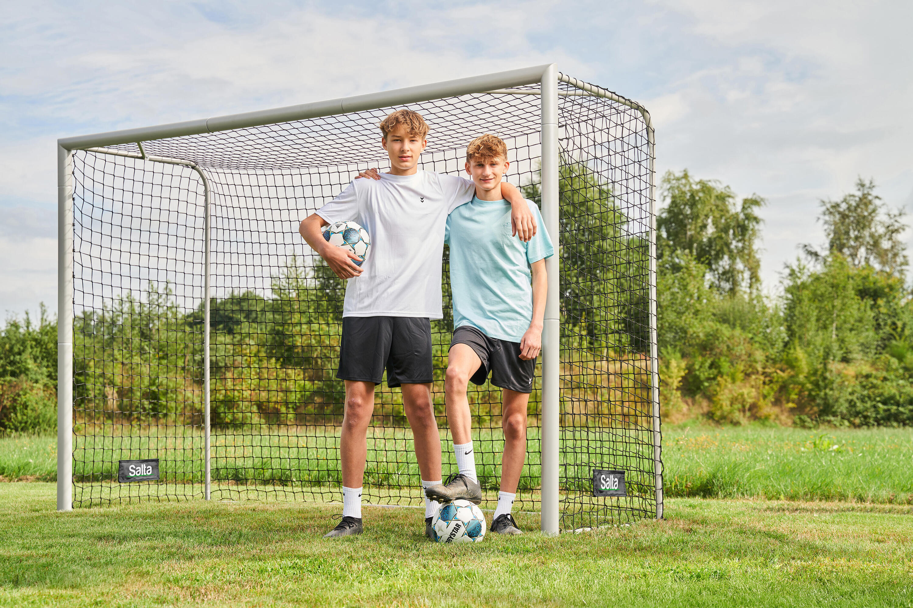 Champion - 300x200cm - Fußballtor - Platin Silber 3/6
