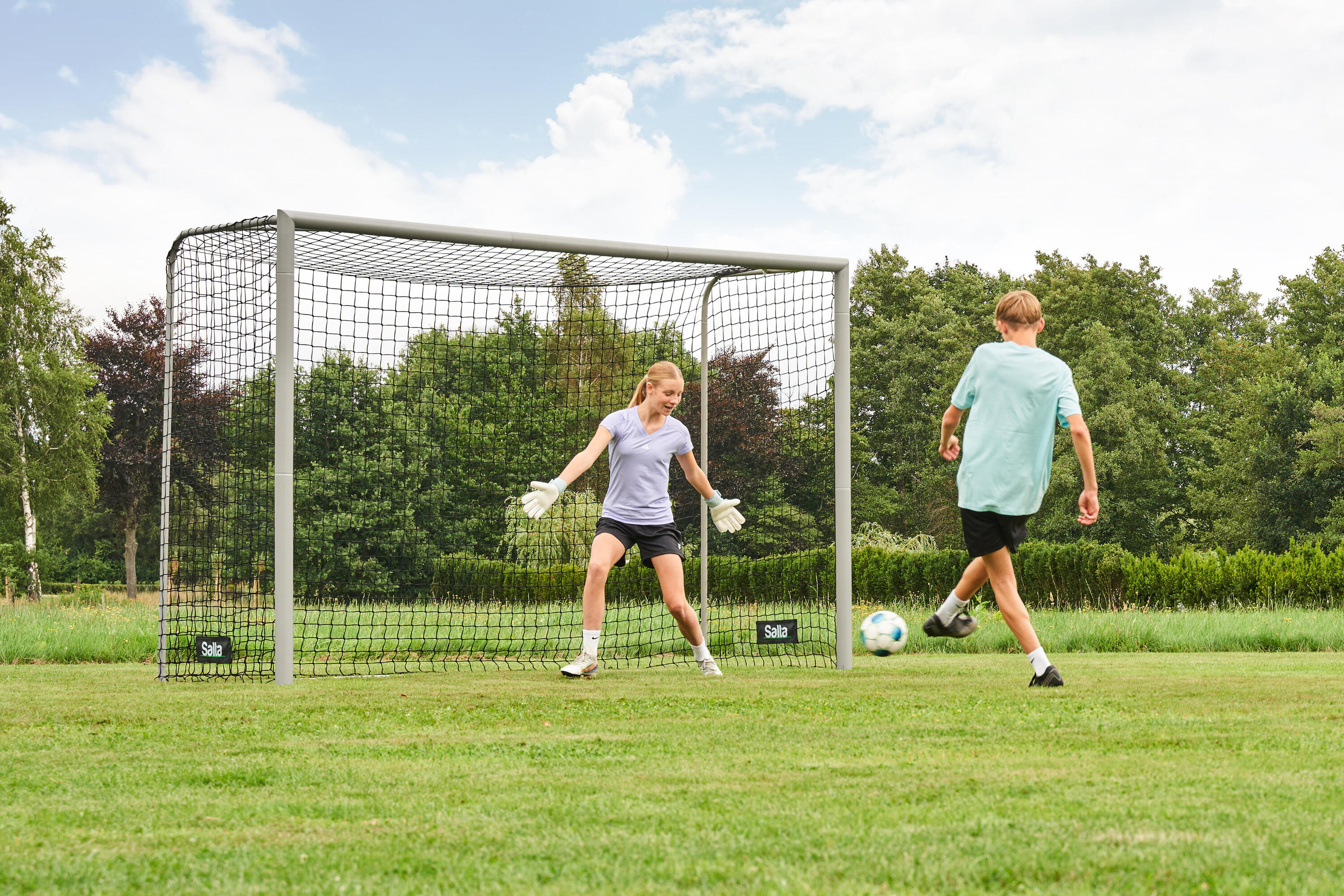 Champion - 300x200cm - Fußballtor - Platin Silber 2/6
