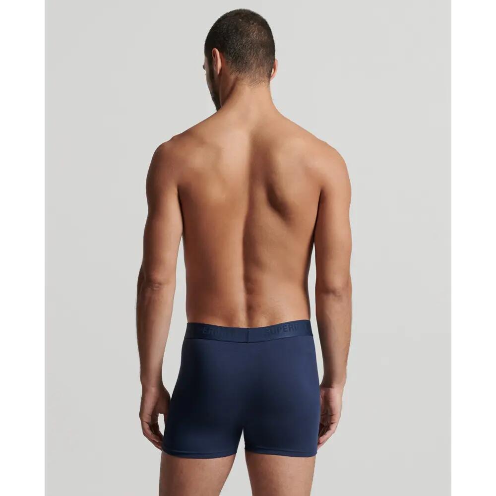 Calções boxer em algodão orgânico Superdry (x3) 3/4