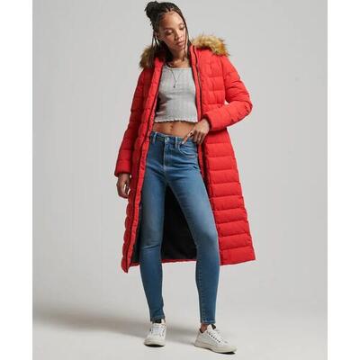 Lange damesjas superdry arctic