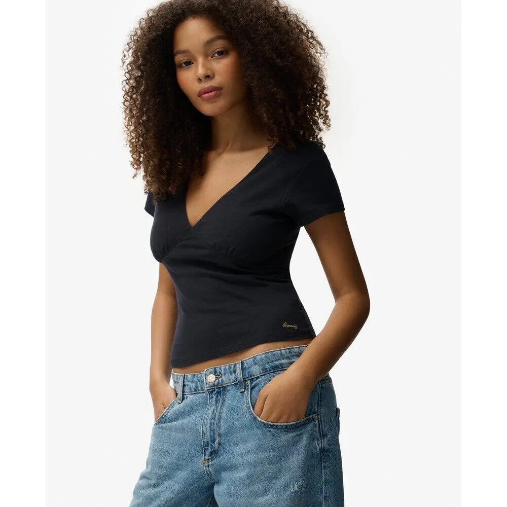 T-shirt corset com mangas para mulher Superdry 3/5