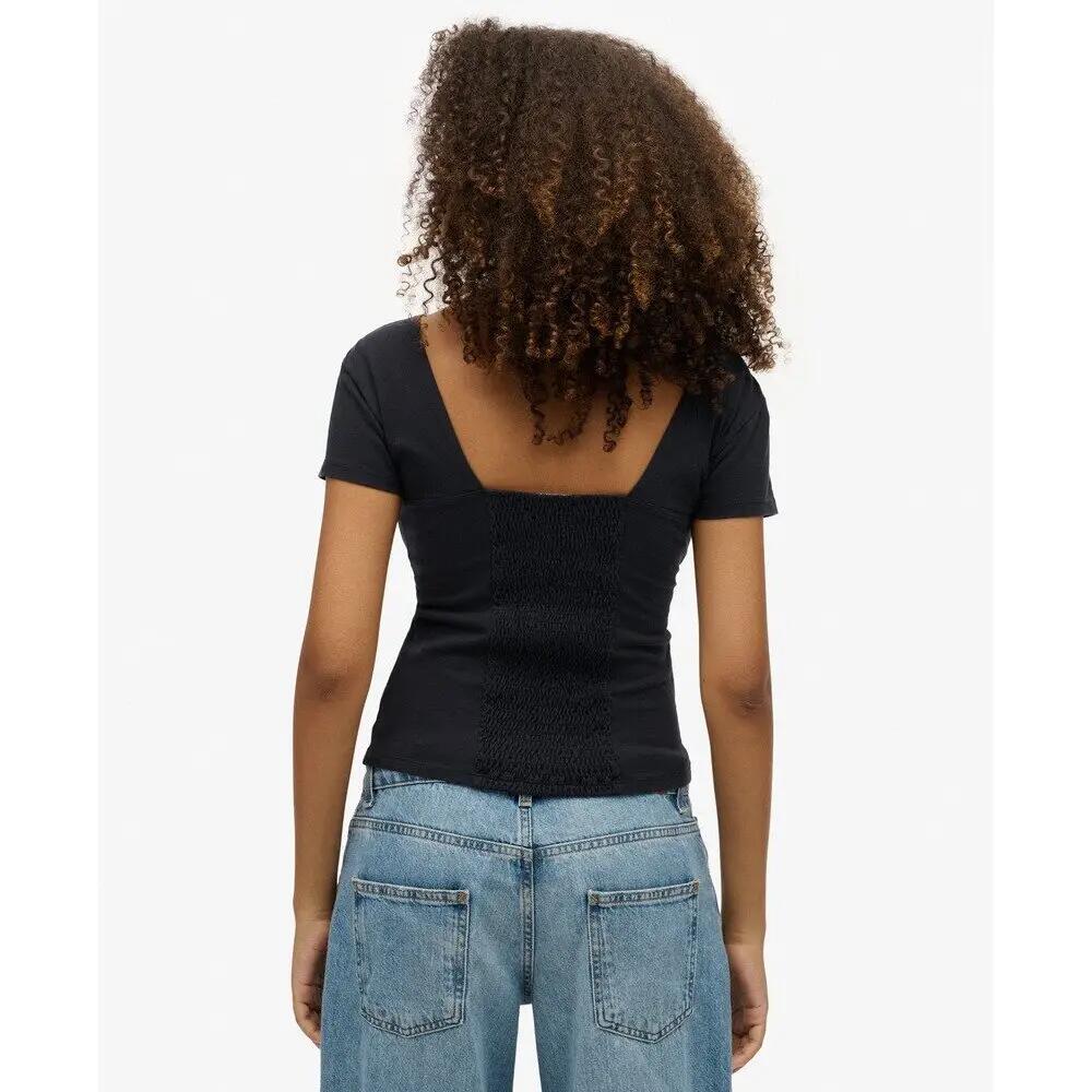 T-shirt corset com mangas para mulher Superdry 4/5