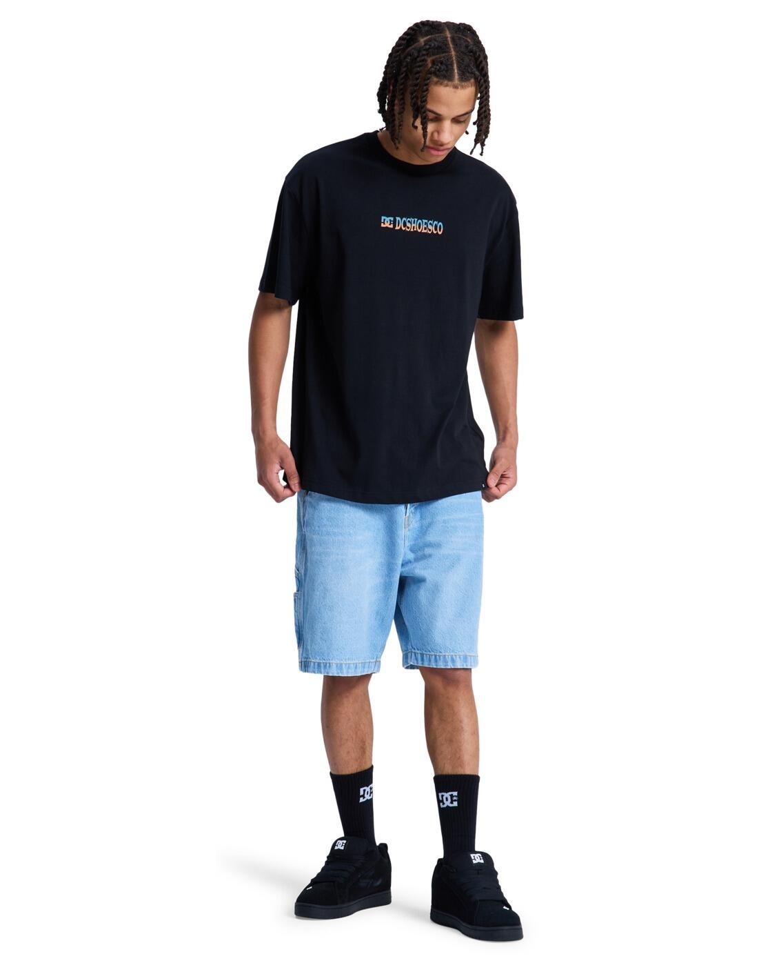 Camiseta de manga corta MEDITATING Negro Hombre 4/4