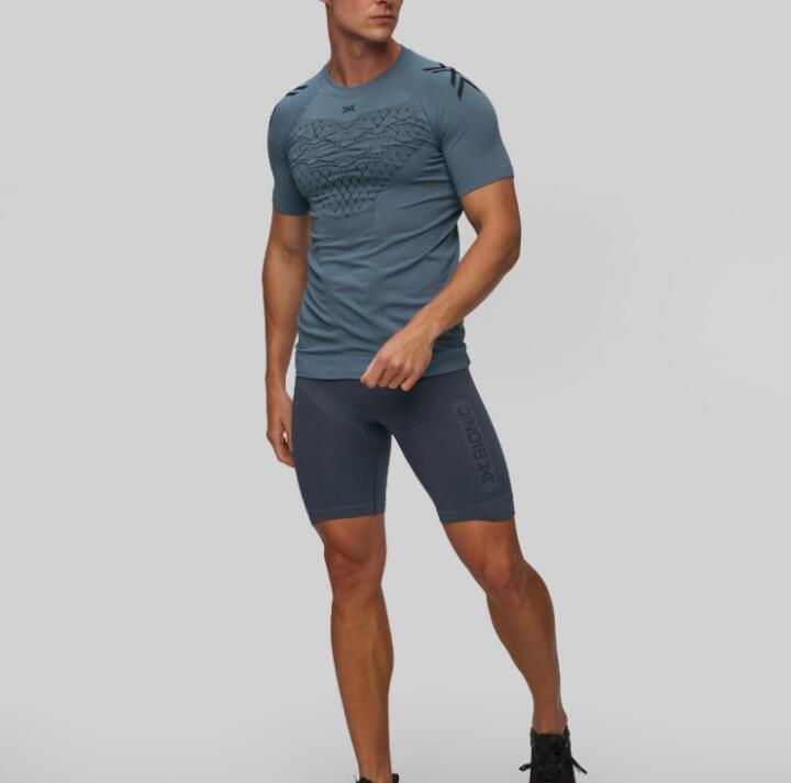 Koszulka biegowa męska X-Bionic Twyce Run Shirt Blue Black 2/5