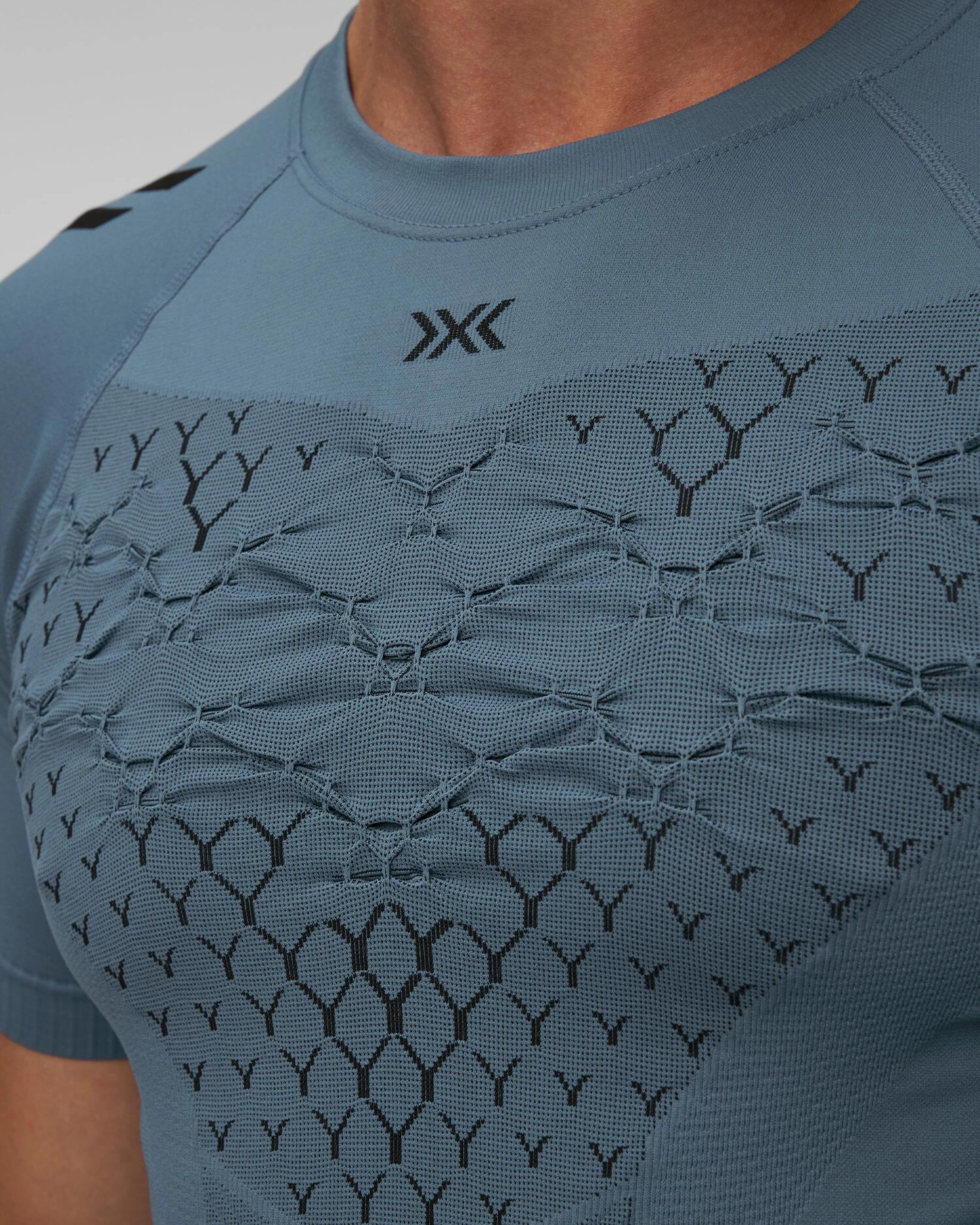 Koszulka biegowa męska X-Bionic Twyce Run Shirt Blue Black 4/5