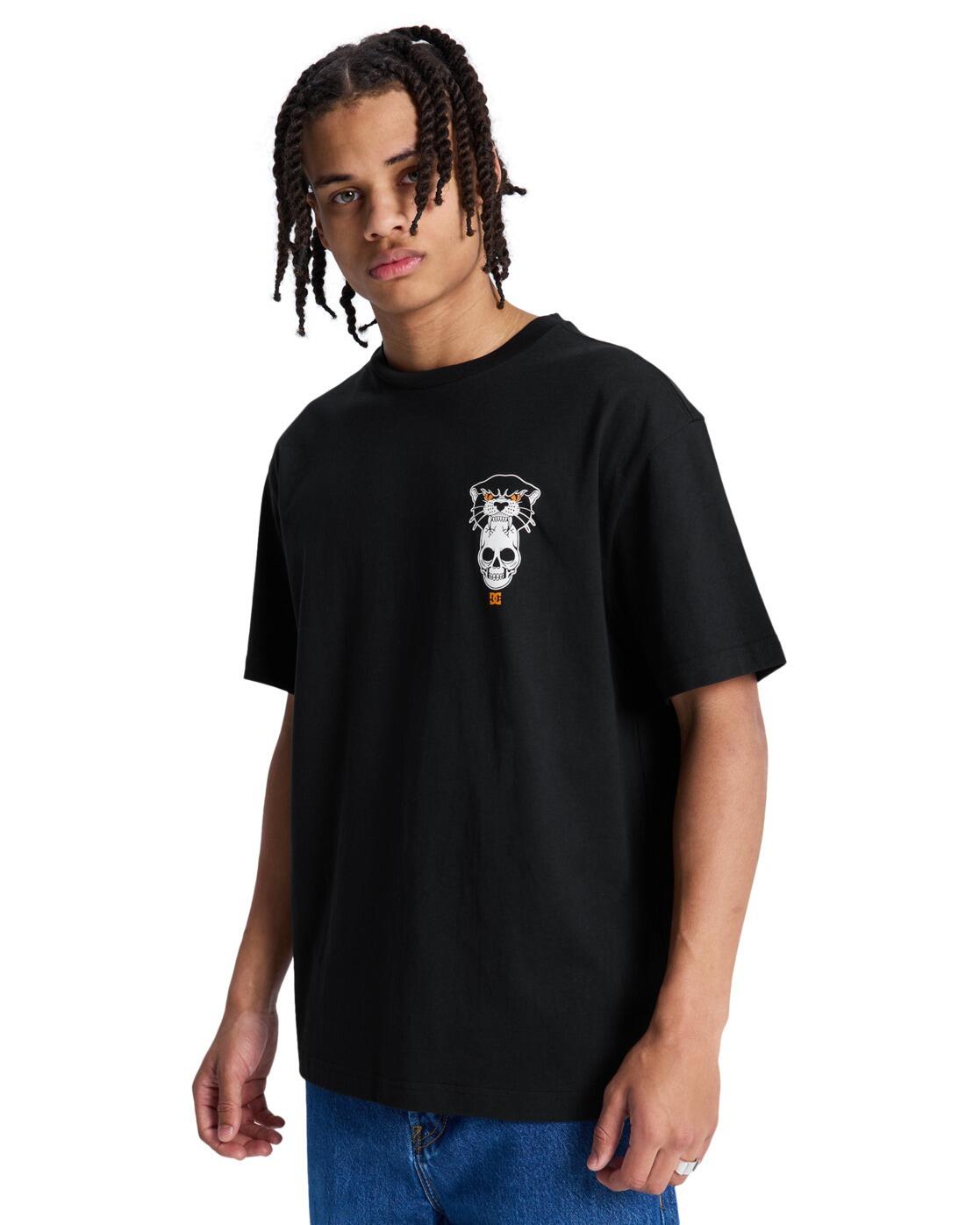 Camiseta de manga corta DC TIGER BITE Negro Hombre 4/4