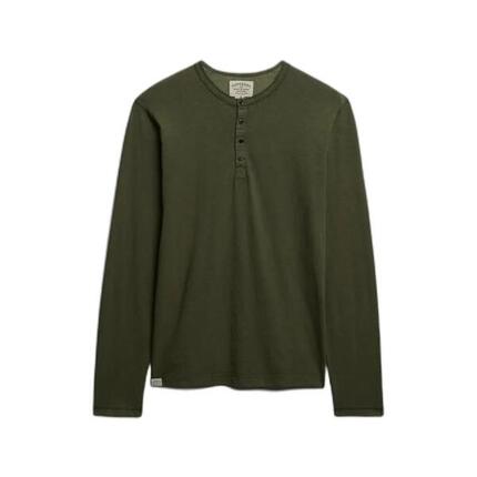 T-shirt manches longues a col tunisien Superdry Jersey