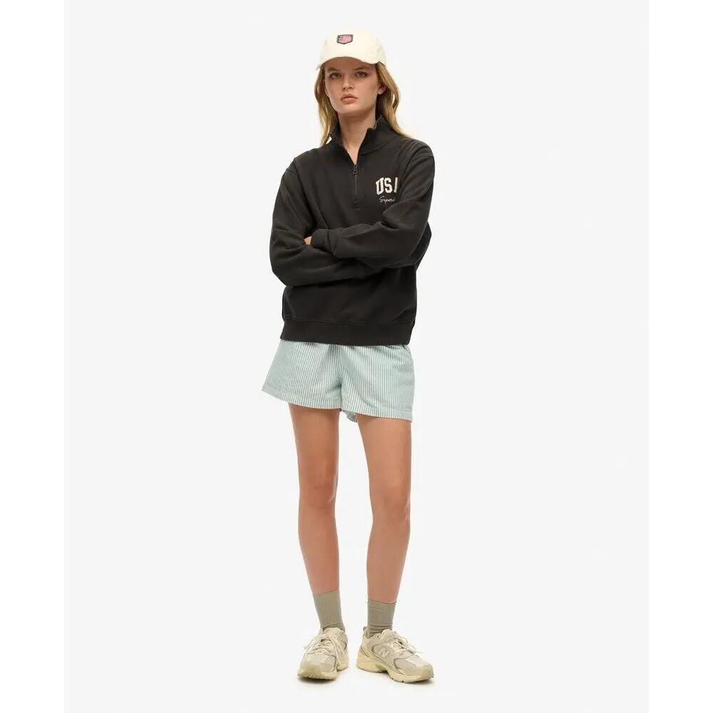 Dames sweatshirt met halve rits Superdry Athletic Essentials 2/5