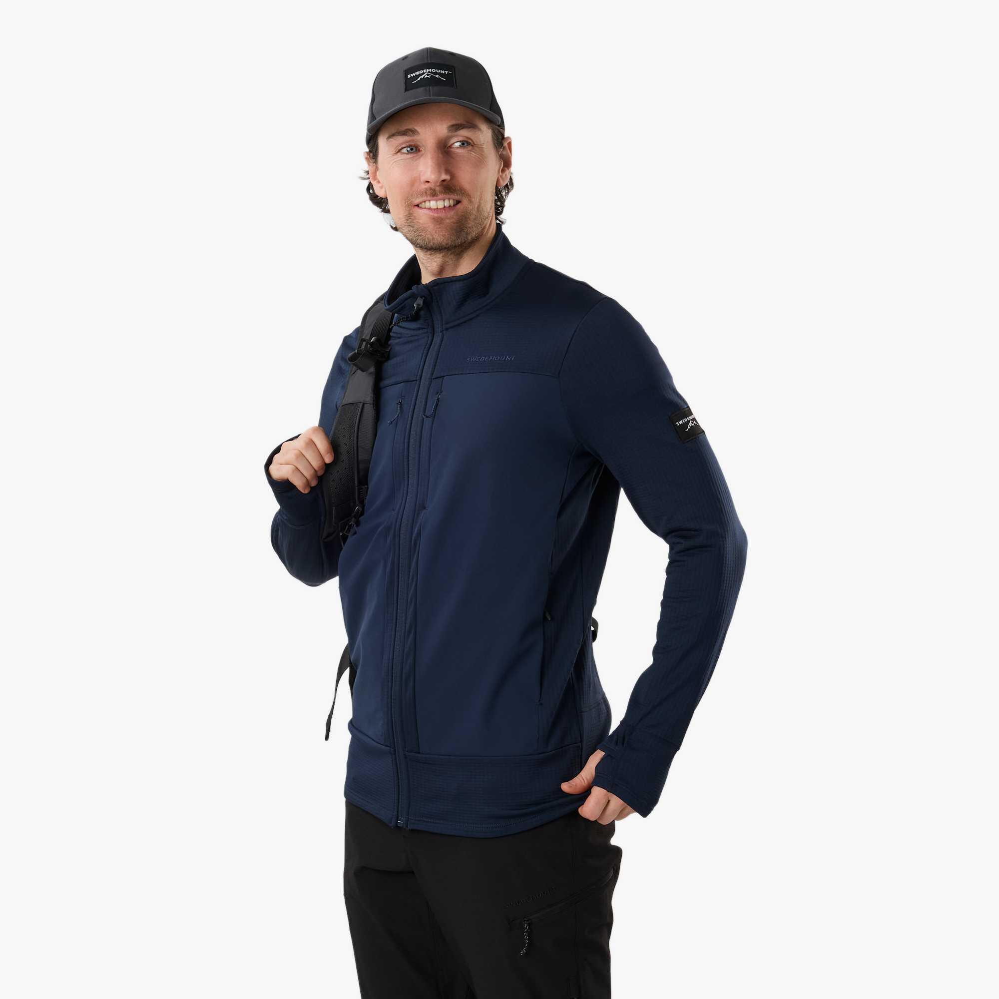 Herren Wandern flc_fullzip_wproof winddicht Trondheim Wind Mid Layer Full Zip 4/7