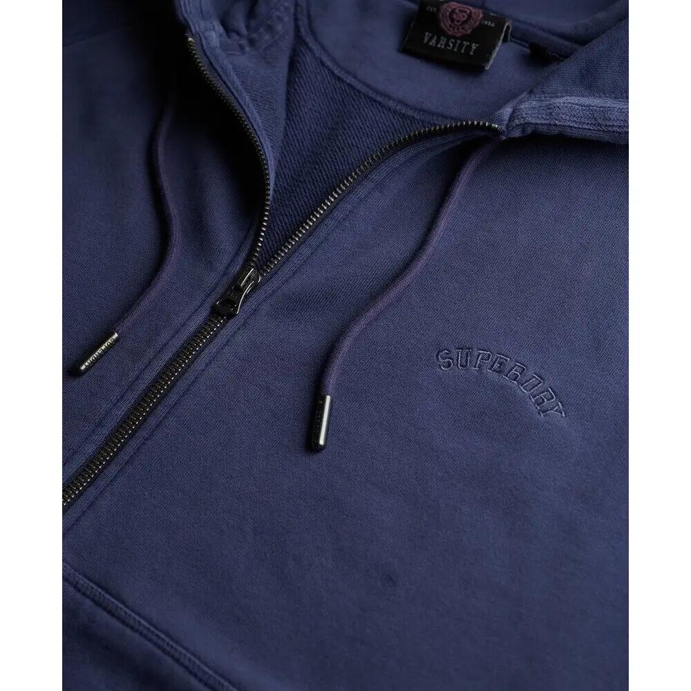 Sweatshirt à capuche zippé et logo teint en pièce femme Superdry Essential 7/7