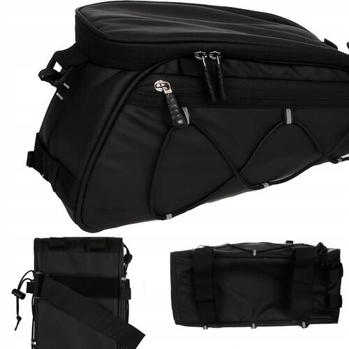 Geanta bicicleta modulara 3 piese, impermeabila, benzi reflectorizante