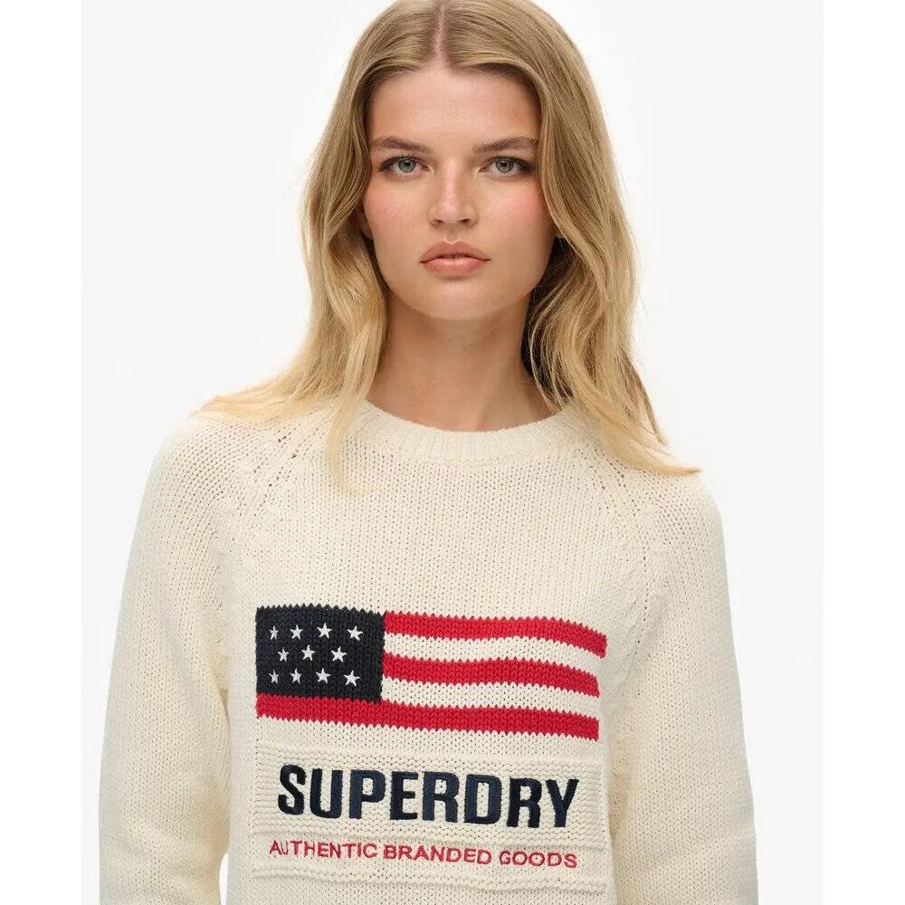 Women's round neck sweater Superdry Americana 5/6