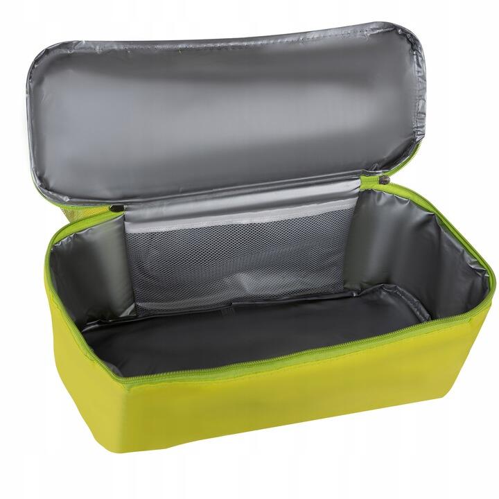 Geanta pentru plaja, 2 in 1, cu strat termoizolant, 20 l, 58x15x35 cm, verde