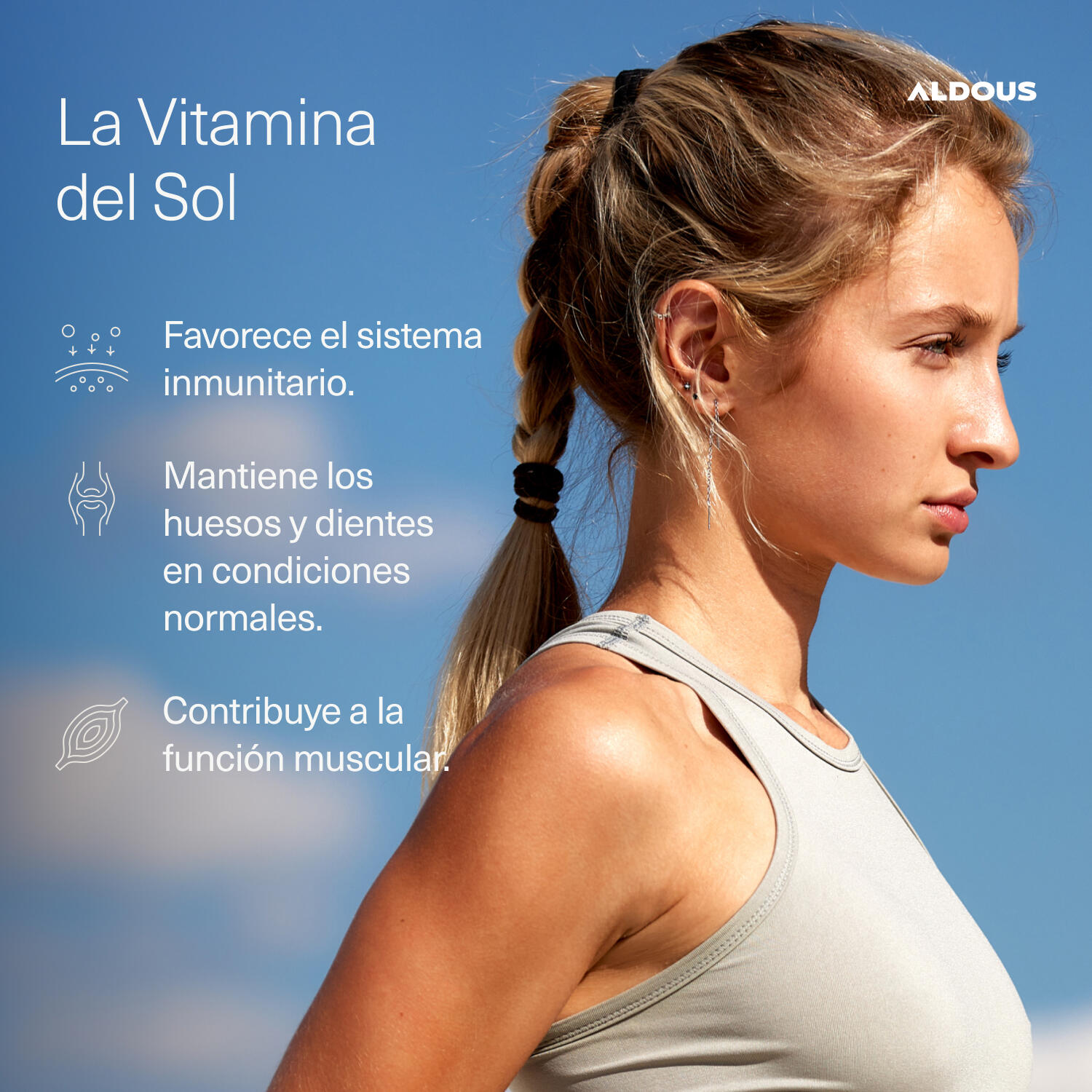 Vitamina D3 K2 + Calcio - 120 caramelle gommose - Ossa, denti, muscoli -  Aldous 5/6