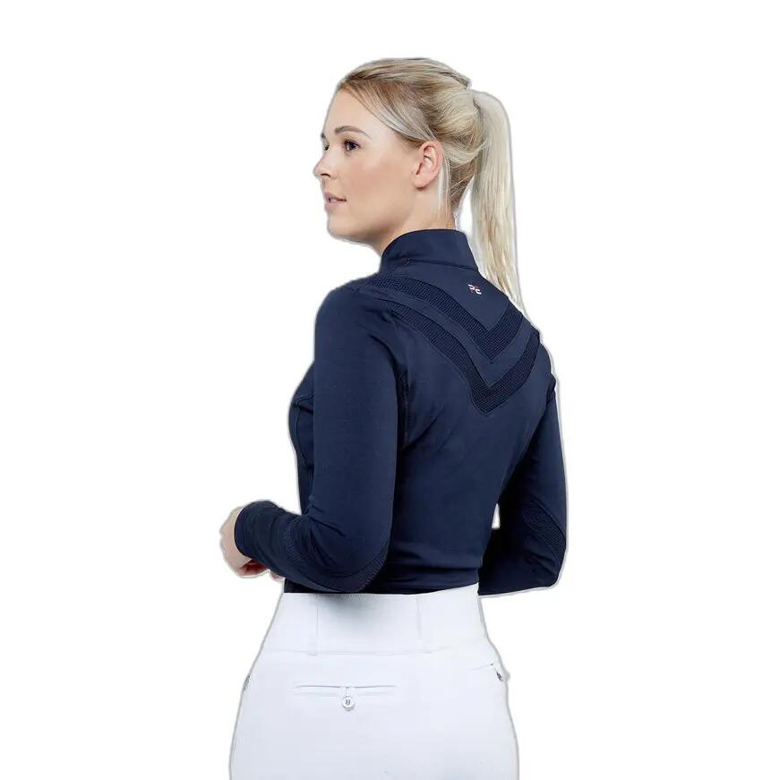 Maillot équitation manches longues femme Premier Equine Arclos 2/6