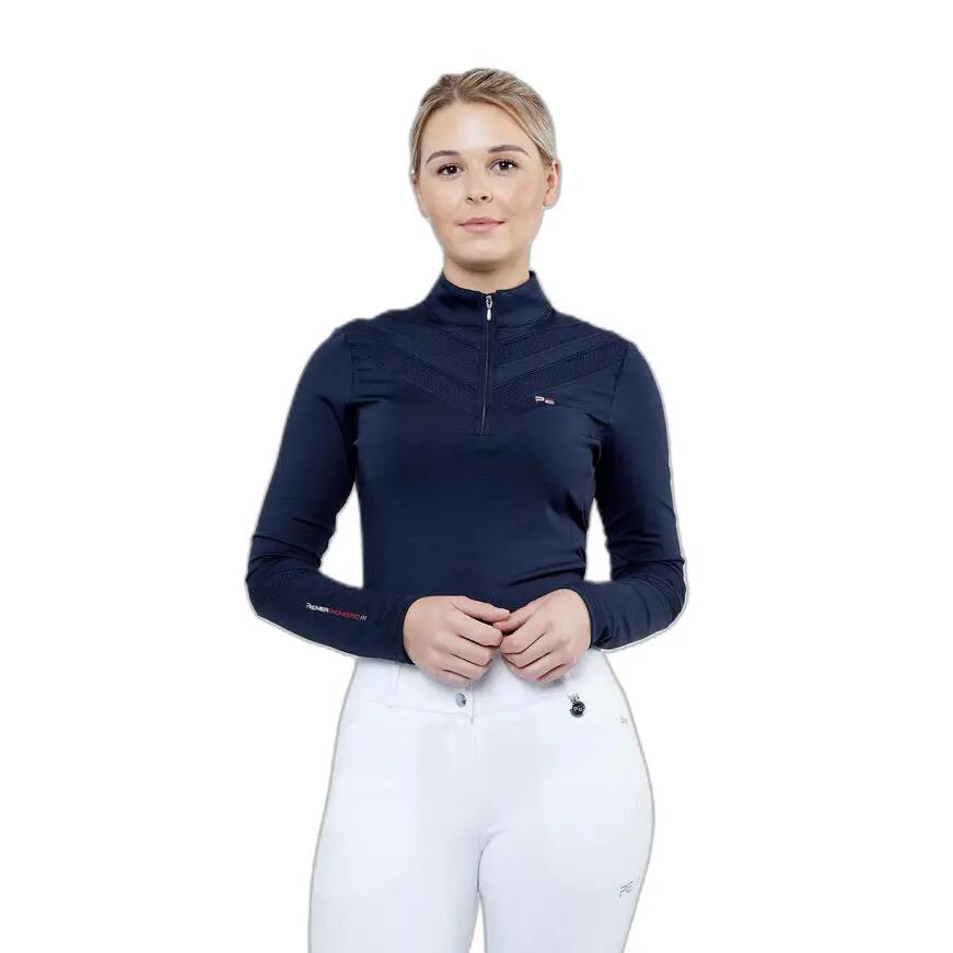 Maillot équitation manches longues femme Premier Equine Arclos 1/6
