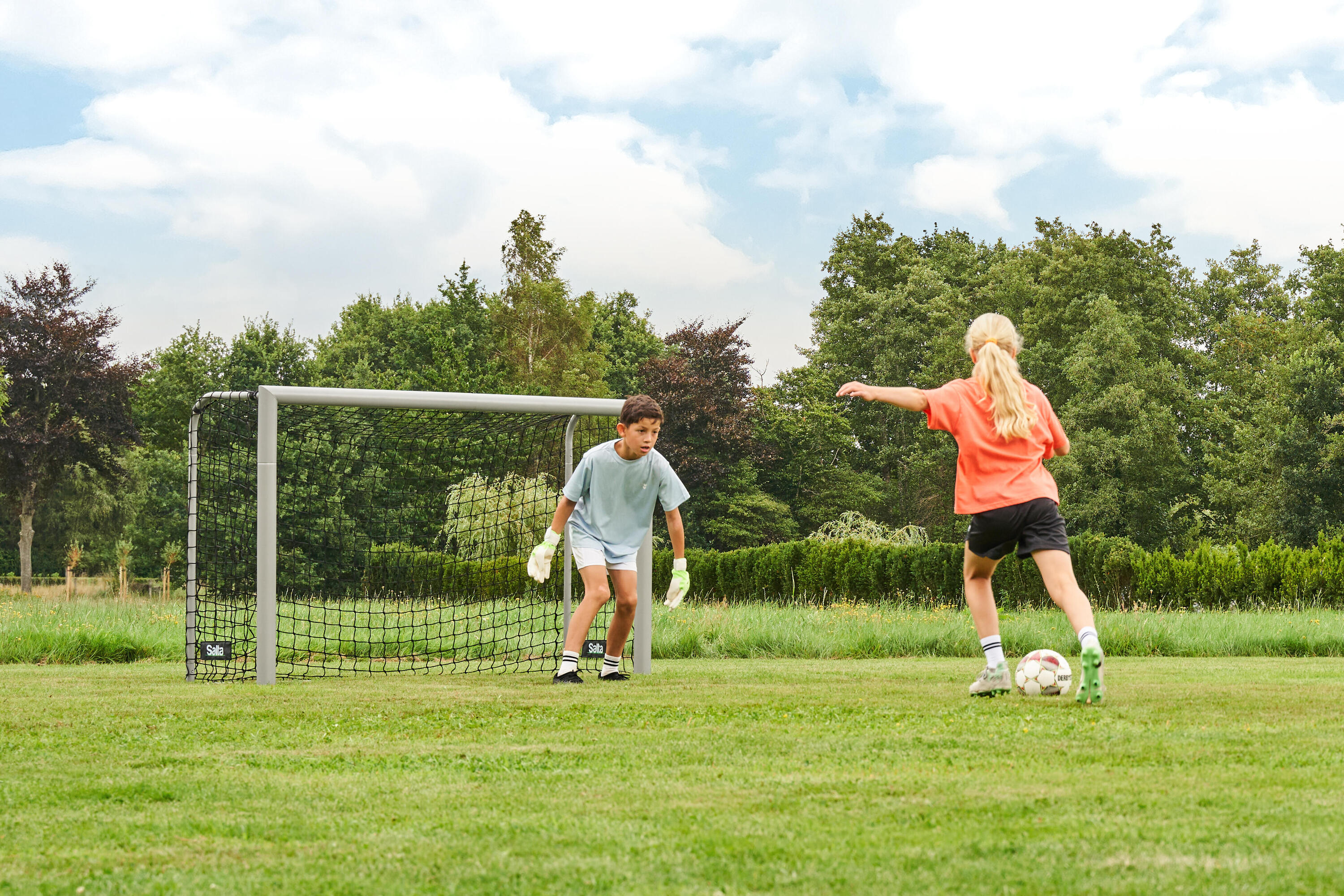 Champion - 180x120cm - Fußballtor - Platin Silber 2/6