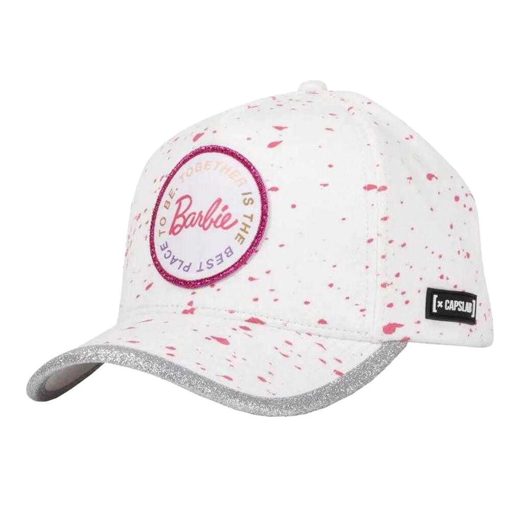Womens/Ladies Barbie Logo Trucker Cap (White)