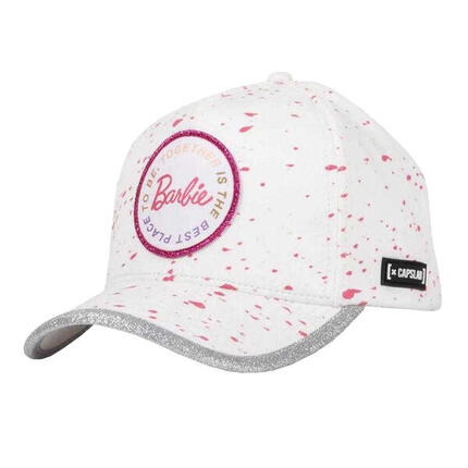 Dames Barbie Logo Trucker Cap (Wit)