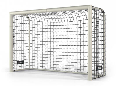 Champion - voetbaldoel - 180x120x60cm - platina zilver