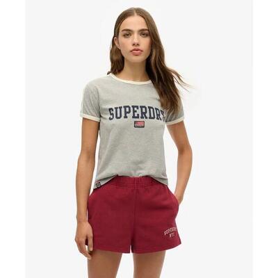 Gestreept dames-t-shirt superdry athletic essential
