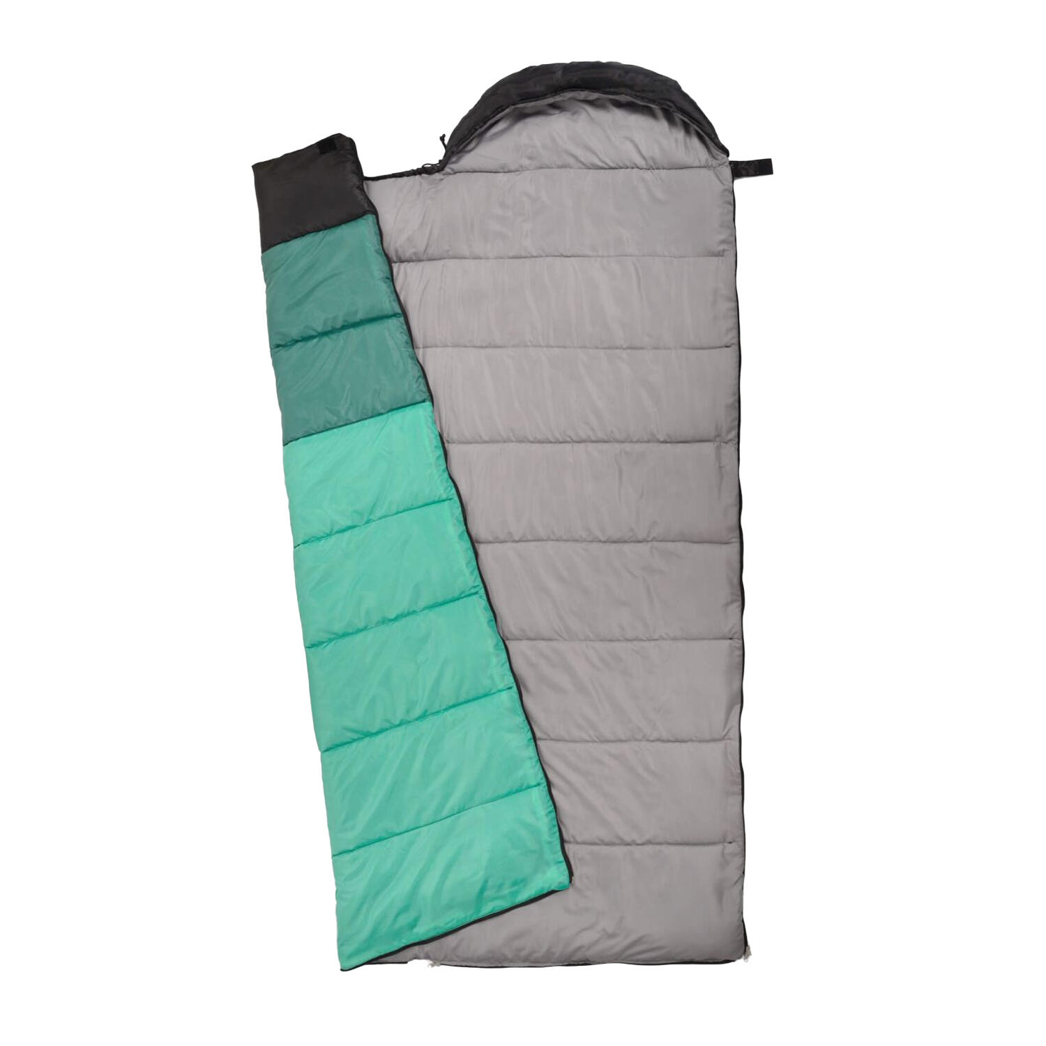 Sac De Couchage BOMBAY (Noir / Bleu Sarcelle) 3/4