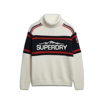 Pull à col roulé apres ski femme Superdry