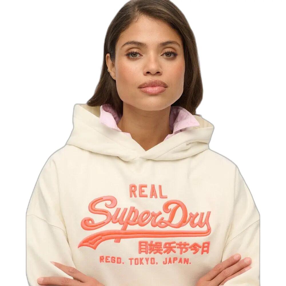 Dames Hoodie Superdry Vl Neon 4/4