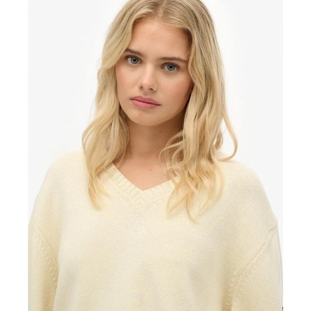 Suéter oversize de cuello en V para mujer Superdry 5/6
