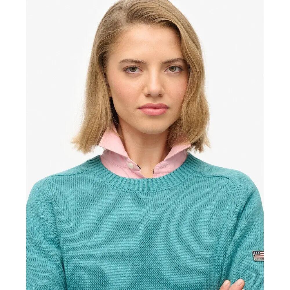 Pull mit Rundhalsausschnitt für Frauen Superdry Slouchy 4/4