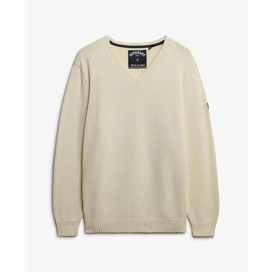 Suéter oversize de cuello en V para mujer Superdry