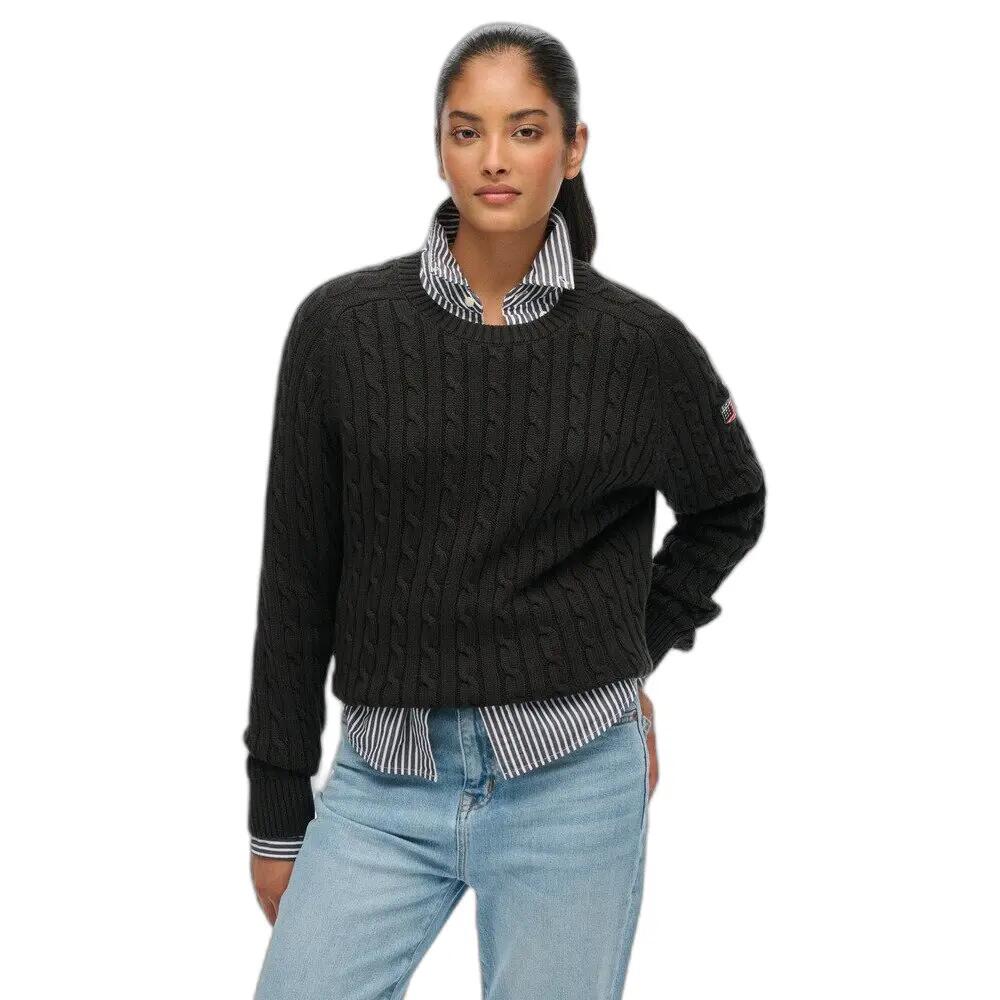 Pull torsadée ample femme Superdry 2/6