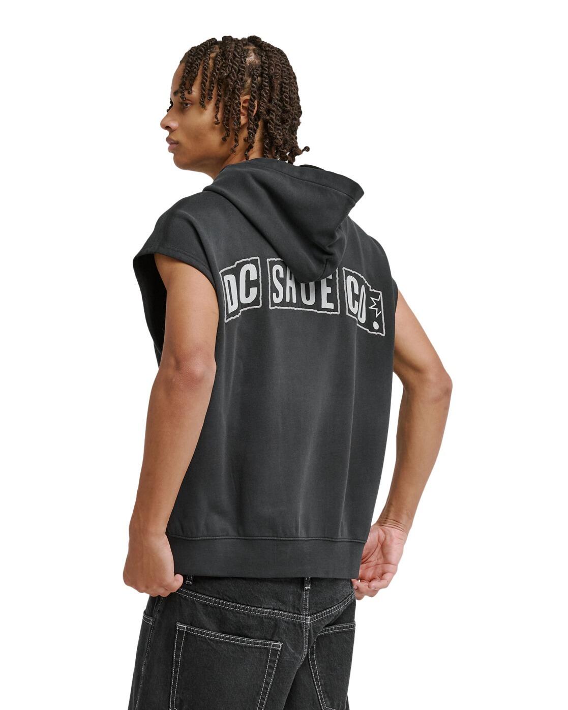 Camiseta sin mangas con capucha GUNNER Negro Hombre 2/4