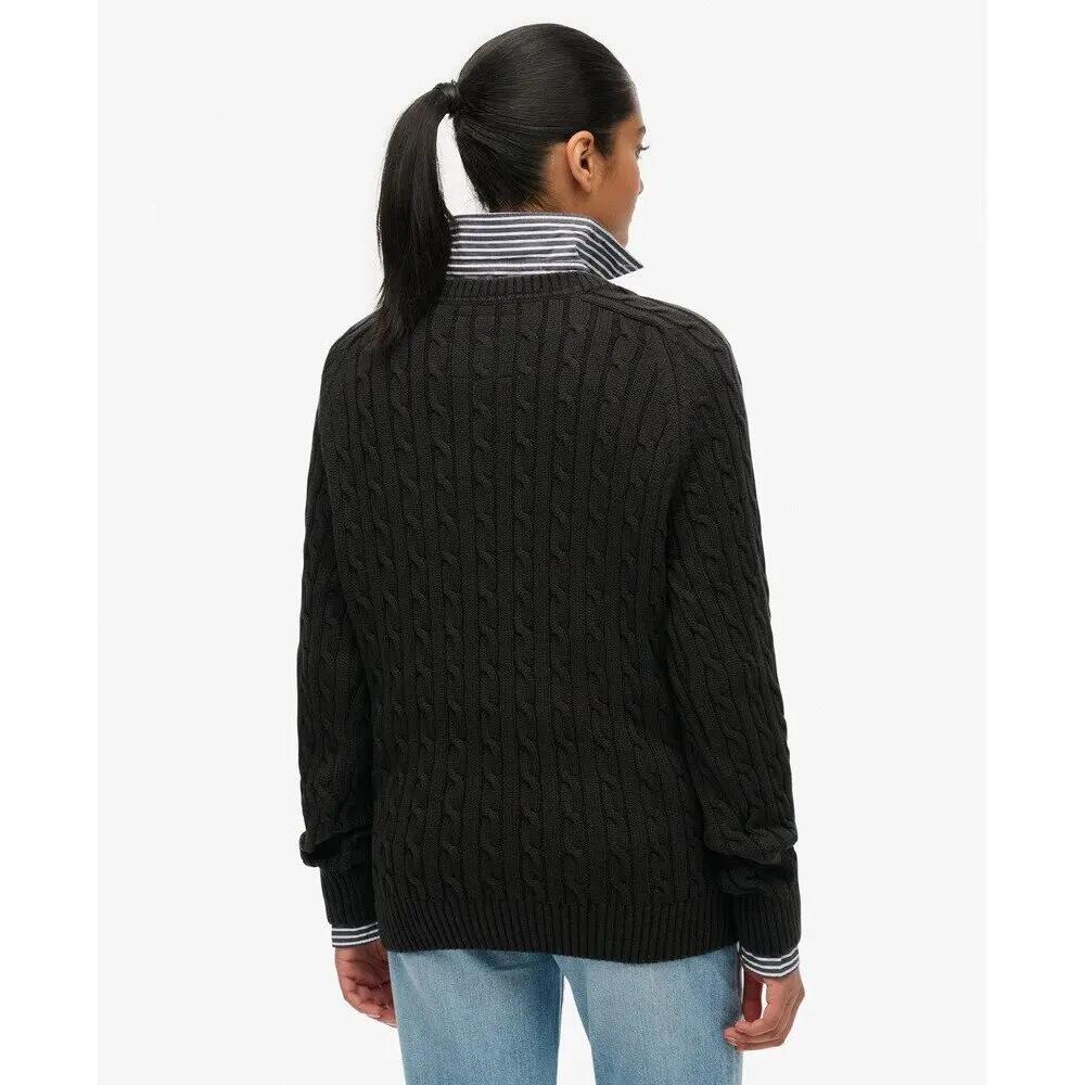 Pull torsadée ample femme Superdry 5/6