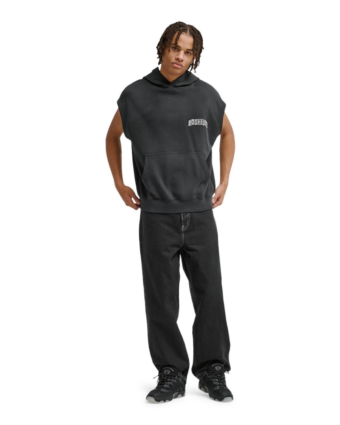 Camiseta sin mangas con capucha GUNNER Negro Hombre 4/4