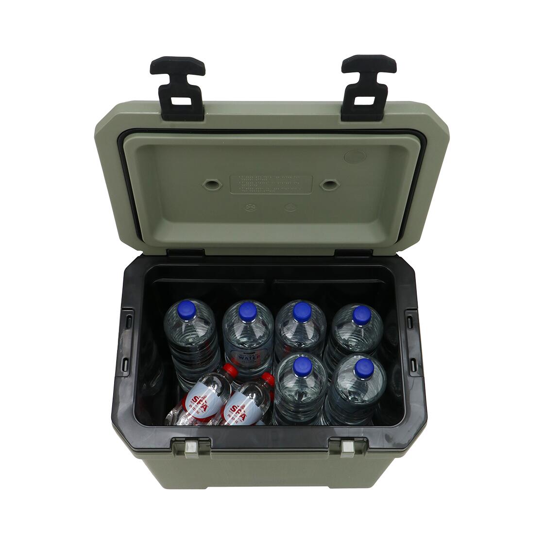 Travellife Magnus cool box 36 ltr green mit Rädern 6/7