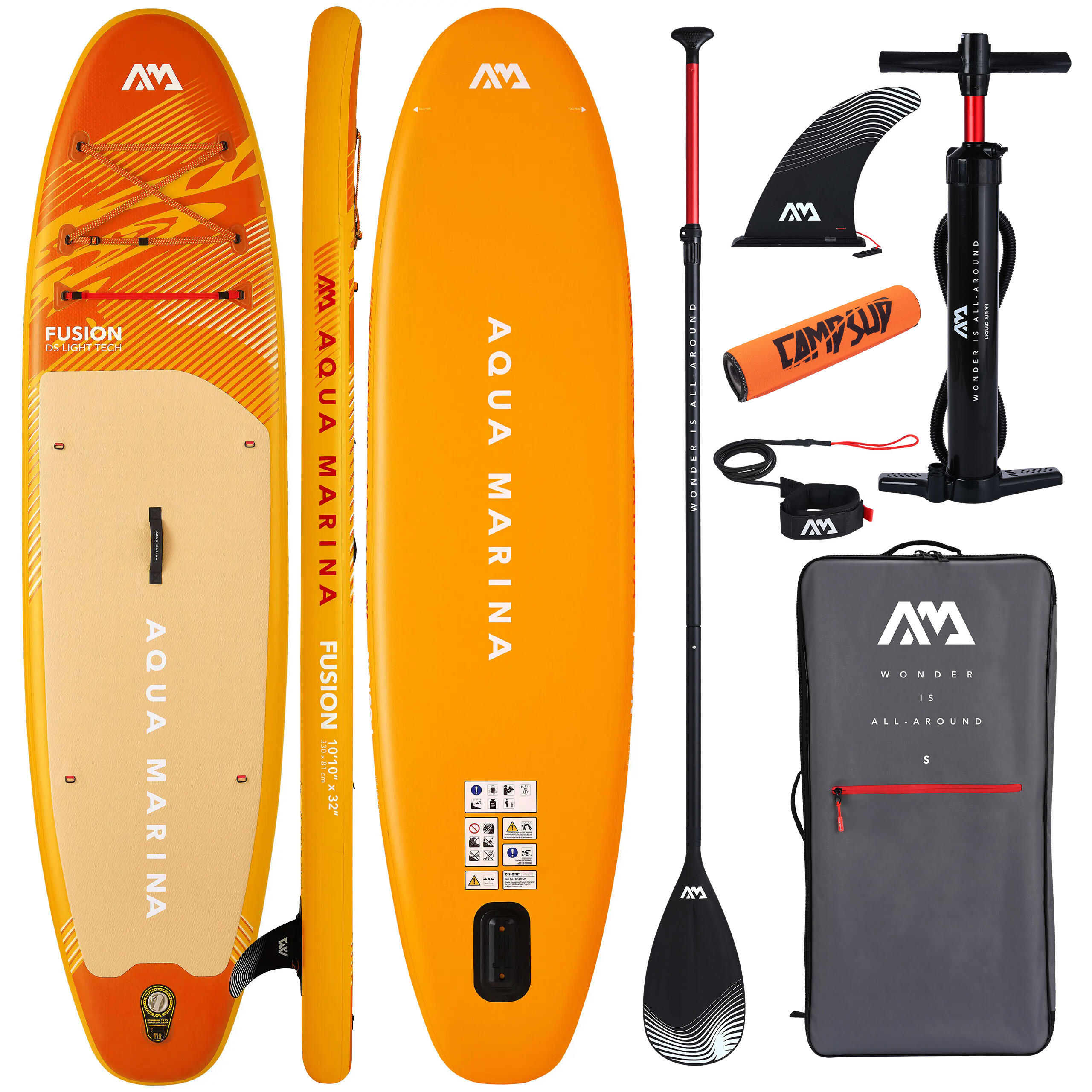 Placă SUP gonflabilă Aqua Marina Fusion 330 cm 2026 + Geamandură vâslă