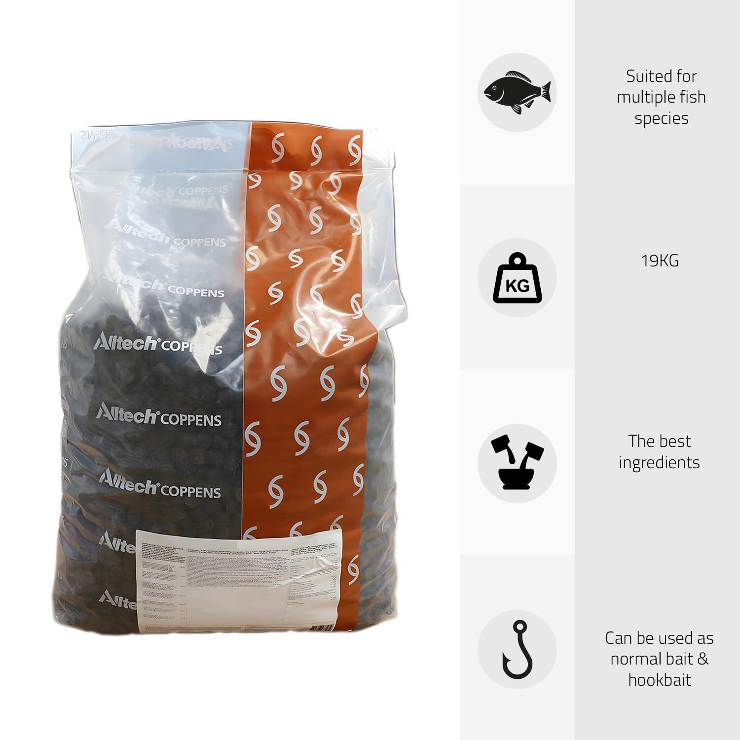 Coppens Pellet Halibut 20 mm 19 kg - Karp Sum 5/7