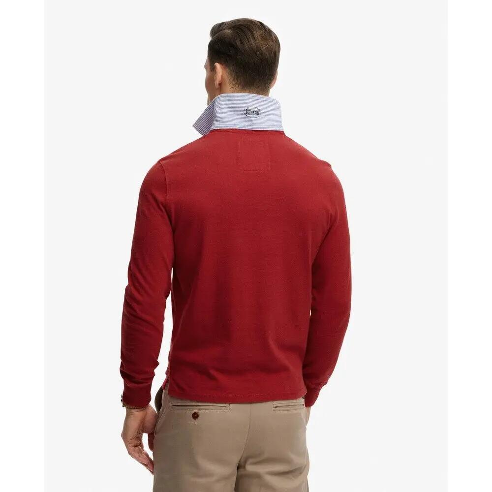 Polo manches longues à double emblème longues Superdry 5/7