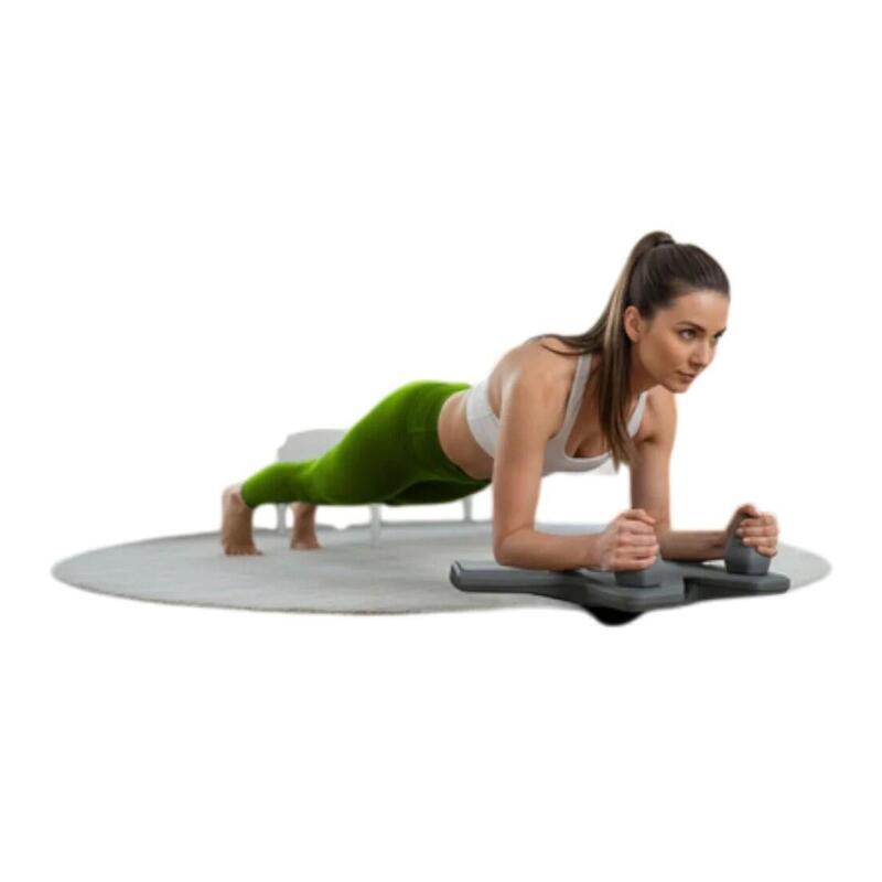 Placa echilibru multifunctionala fitness, reversibila, 41 x 52 cm