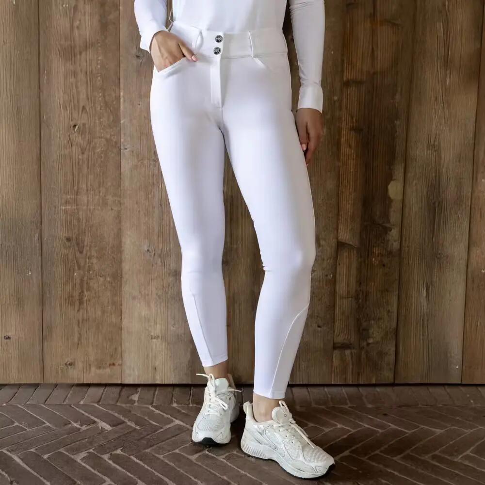 Miami women breeches knee grip white size 40 - Größe 2/5