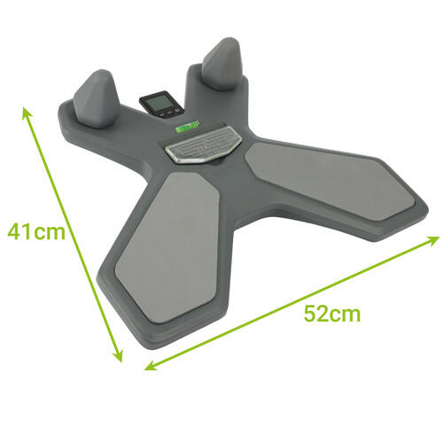 Placa echilibru multifunctionala fitness, reversibila, 41 x 52 cm