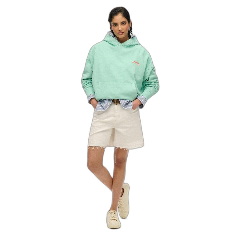 Felpa con cappuccio da donna Superdry Essential 2/6