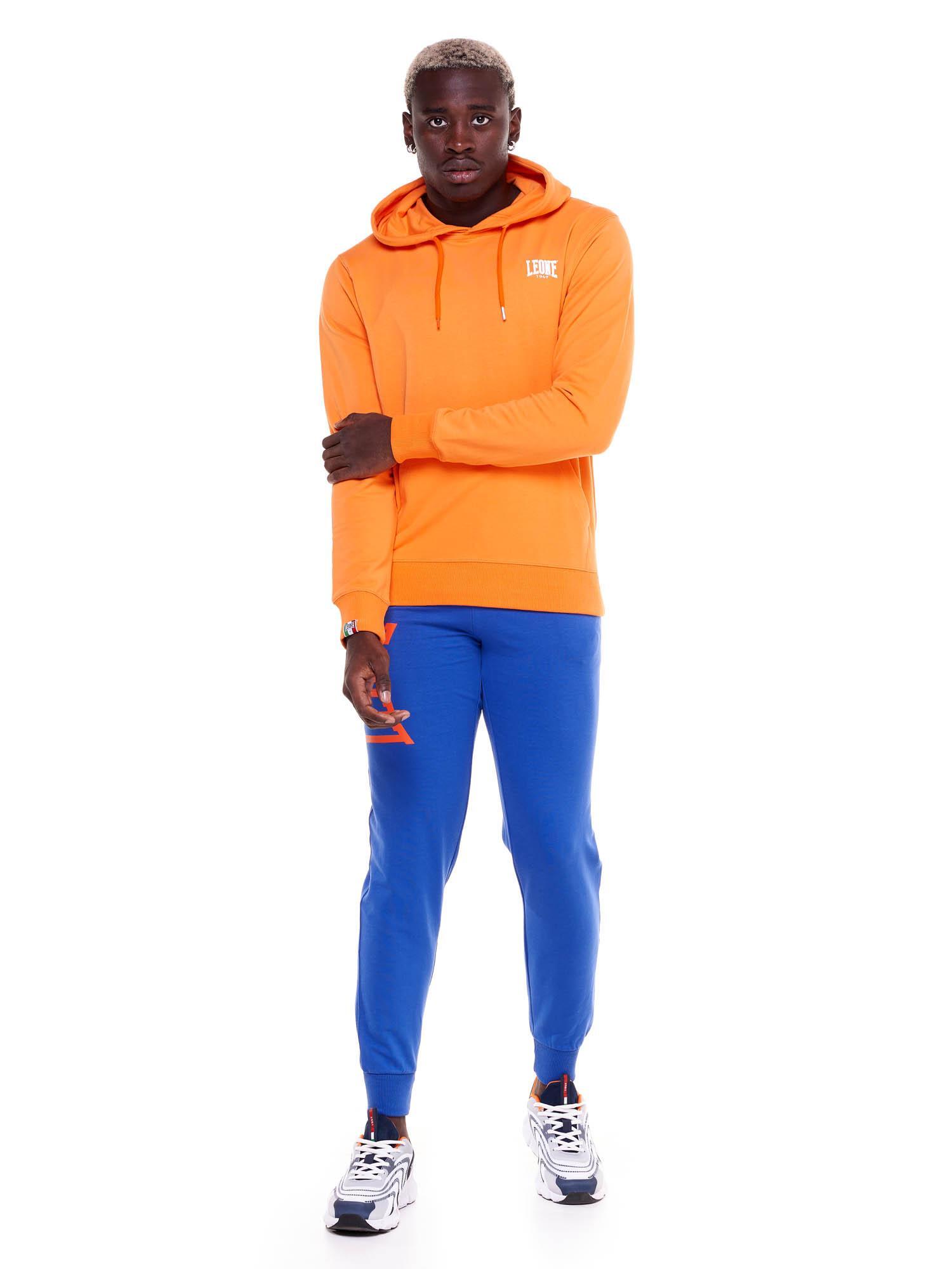 Felpa pull on da uomo con cappuccio Leone Basic 2/8