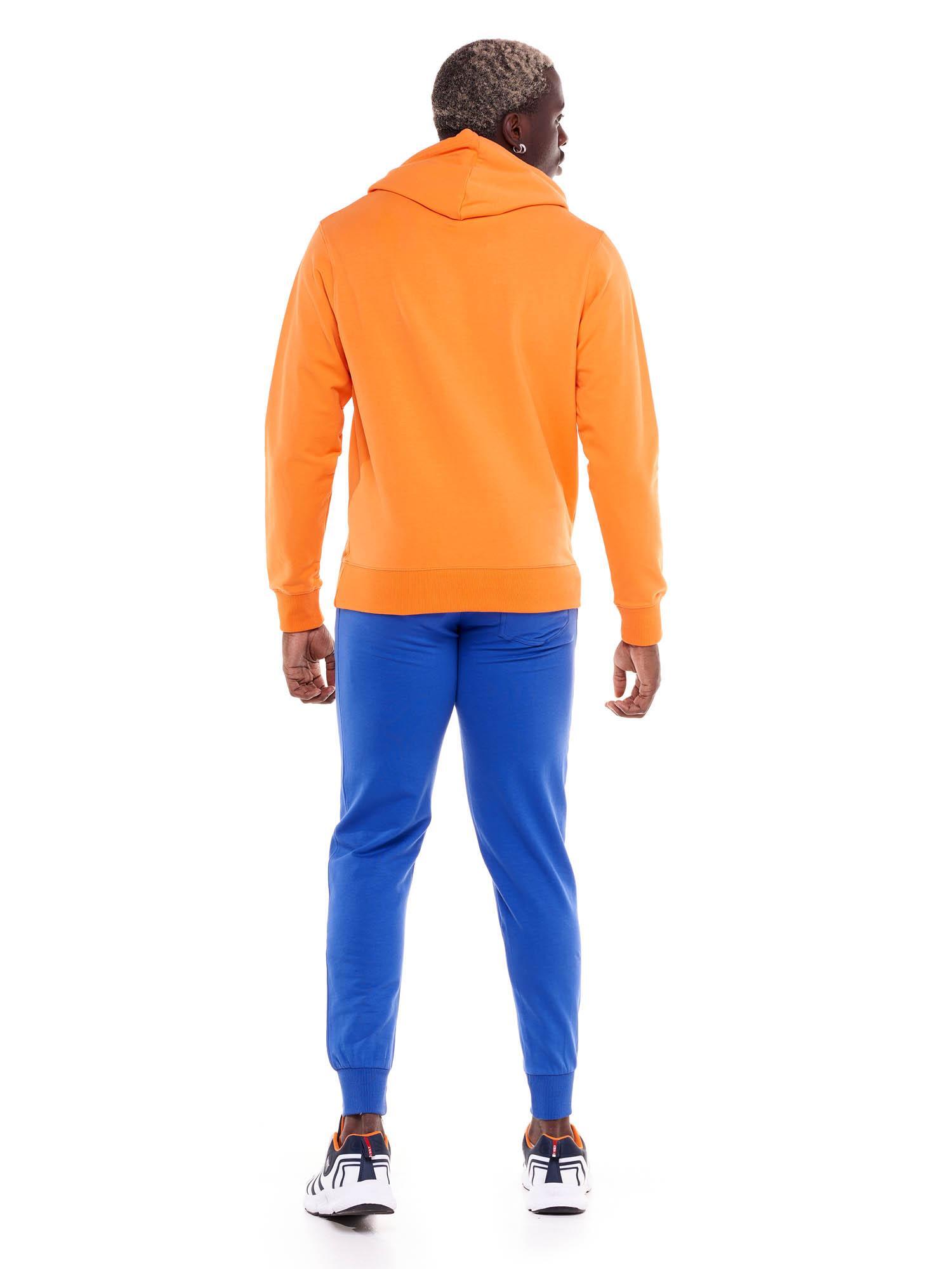 Felpa pull on da uomo con cappuccio Leone Basic 4/8